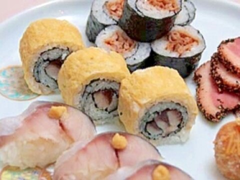 鯖の卵巻き寿司